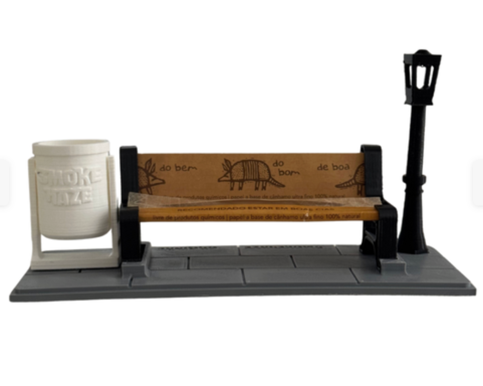 Pracinha de Seda SmokeHaze Decorativa